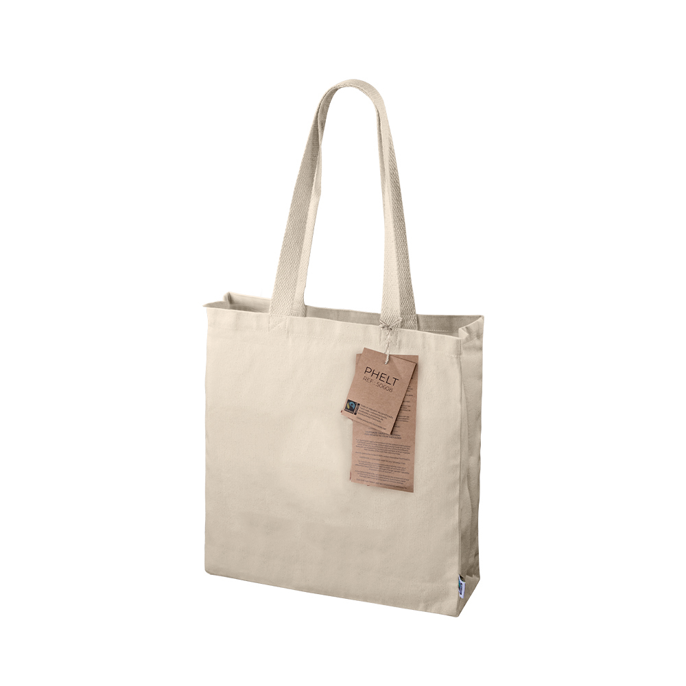 Sac en coton Fair Trade 280g personnalisable - PHELT petite étiquette